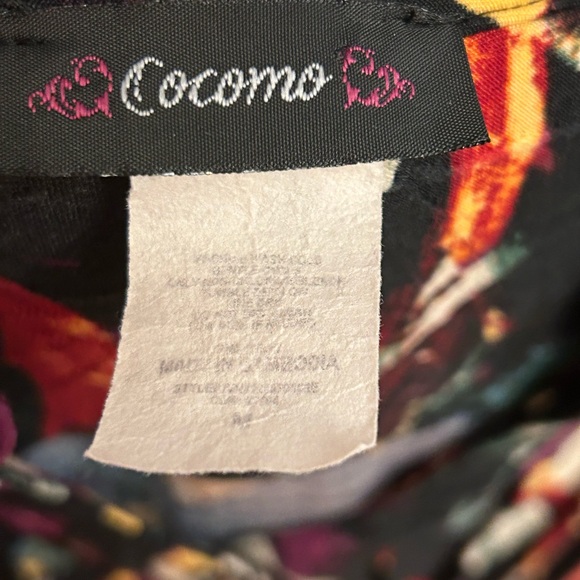 Cocomo Vibrant Feather Print Blouse - Picture 5 of 9